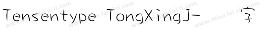 Tensentype TongXingJ字体转换